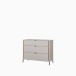 Kommode >SERAVEL< in Sand / Mauvella Eiche - 109,4x87,2x41,5cm (BxHxT)