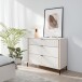 Kommode >SERAVEL< in Sand / Mauvella Eiche - 109,4x87,2x41,5cm (BxHxT)