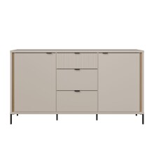 Sideboard >SERAVEL< in Sand / Mauvella Eiche Dekor...