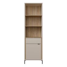 Stauraumregal >SERAVEL< in Sand / Mauvella Eiche...