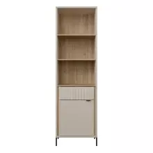 Stauraumregal >SERAVEL< in Sand / Mauvella Eiche...