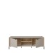 Lowboard >SERAVEL< in Sand / Mauvella Eiche Dekor - 158,8x52x41,5cm (BxHxT)
