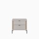 Nachtkommode >SERAVEL< in Sand / Mauvella Eiche Dekor - 54,4x48,8x41,5cm (BxHxT)