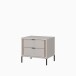 Nachtkommode >SERAVEL< in Sand / Mauvella Eiche Dekor - 54,4x48,8x41,5cm (BxHxT)