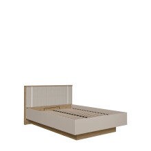 Bett >SERAVEL< in Sand / Mauvella Eiche Dekor - 149,8x99,8x213,6cm (BxHxT)