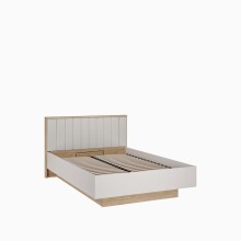 Bett >SERAVEL< in Sand / Mauvella Eiche Dekor - 149,8x99,8x213,6cm (BxHxT)