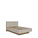 Bett >SERAVEL< in Sand / Mauvella Eiche Dekor - 149,8x99,8x213,6cm (BxHxT)