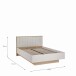 Bett >SERAVEL< in Sand / Mauvella Eiche Dekor - 149,8x99,8x213,6cm (BxHxT)