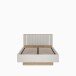 Bett >SERAVEL< in Sand / Mauvella Eiche Dekor - 149,8x99,8x213,6cm (BxHxT)