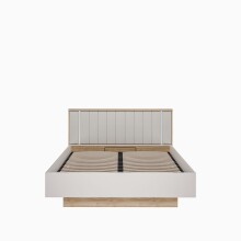 Bettgestell >SERAVEL< in Sand/Mauvella Eiche Dekor - 169,4x100,5x213,2cm (BxHxT)