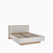 Bettgestell >SERAVEL< in Sand/Mauvella Eiche Dekor - 169,4x100,5x213,2cm (BxHxT)
