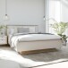 Bettgestell >SERAVEL< in Sand/Mauvella Eiche Dekor - 169,4x100,5x213,2cm (BxHxT)