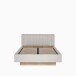 Bettgestell >SERAVEL< in Sand/Mauvella Eiche Dekor - 169,4x100,5x213,2cm (BxHxT)