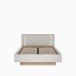 Bettgestell >SERAVEL< in Sand/Mauvella Eiche Dekor - 169,4x100,5x213,2cm (BxHxT)