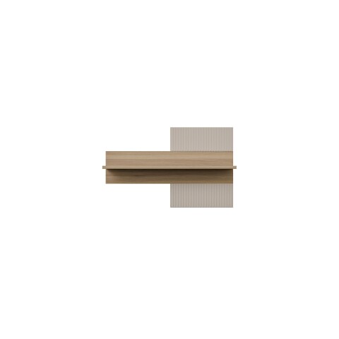 Wandboard >SERAVEL< in Sand / Mauvella Eiche Dekor - 100x63,4x21,9cm (BxHxT)