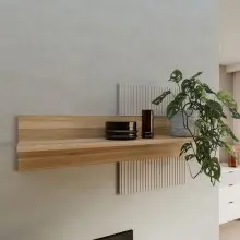 Wandboard >SERAVEL< in Sand / Mauvella Eiche Dekor...