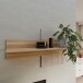 Wandboard >SERAVEL< in Sand / Mauvella Eiche Dekor - 100x63,4x21,9cm (BxHxT)