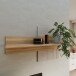 Wandboard >SERAVEL< in Sand / Mauvella Eiche Dekor - 100x63,4x21,9cm (BxHxT)
