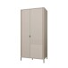 Drehtürenschrank >SERAVEL< in Sand / Mauvella Eiche Dekor - 94,1x199,2x60,5cm (BxHxT)
