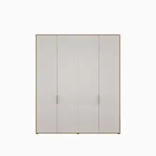 Drehtürenschrank >SERAVEL< in Mauvella Eiche...