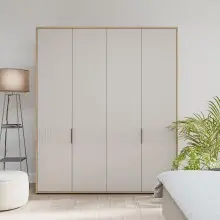 Drehtürenschrank >SERAVEL< in Mauvella Eiche...