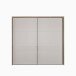 Schiebetürenschrank >SERAVEL< in Mauvella Eiche Dekor / Sand - 231,1x215,9x63,8cm (BxHxT)