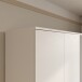 Drehtürenschrank >PANAMA< in Weiss  - 199x181x52,7cm (BxHxT)