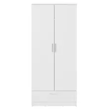 Drehtürenschrank >PANAMA< in Weiss -...