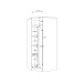 Eckkleiderschrank >PANAMA< in Weiss - 80,4x181x80,4cm (BxHxT)