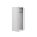 Eckkleiderschrank >PANAMA< in Weiss - 80,4x181x80,4cm (BxHxT)
