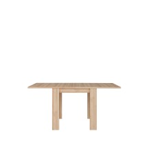 Kulissen-Esstisch >PANAMA< ausziehbar 160cm, Riviera Eiche Dekor - 80x77,6x80cm (BxHxT)