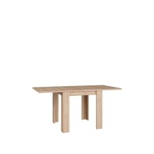 Kulissen-Esstisch >PANAMA< ausziehbar 160cm, Riviera Eiche Dekor - 80x77,6x80cm (BxHxT)