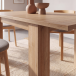 Kulissen-Esstisch >PANAMA< ausziehbar 160cm, Riviera Eiche Dekor - 80x77,6x80cm (BxHxT)