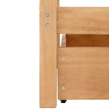Hausbett >Athen2< in Natur, Natur/Kiefer - 208x165x98cm (BxHxT)