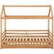 Hausbett >Athen2< in Natur, Natur/Kiefer - 208x165x98cm (BxHxT)