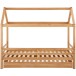 Hausbett >Athen2< in Natur, Natur/Kiefer - 208x165x98cm (BxHxT)