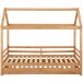 Hausbett >Athen2< in Natur, Natur/Kiefer - 208x165x98cm (BxHxT)
