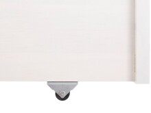 Hausbett >Athen2< in Weiß, Kiefer/Weiß - 208x165x98cm (BxHxT)