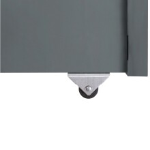 Hausbett >Athen< in Grau, Kiefer/ Grau - 208x165x98cm (BxHxT)
