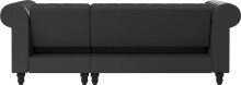 Ecksofa >Firenze< in Grau, Polyurethan - 241x83x154cm (BxHxT)