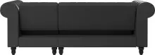 Ecksofa >Firenze< in Grau, Polyurethan - 241x83x154cm (BxHxT)