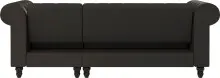Ecksofa >Firenze< in Grau, Mikrofaser - 241x83x154cm (BxHxT)