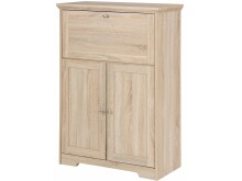 Sekretär >Nantes< in Eiche Dekor - 81x116x39cm...