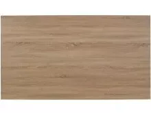 Esstisch >Krakow< in Eiche Dekor, MDF/Metall - 160x76x90cm (BxHxT)