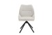 Esszimmerstuhl >Toulouse< (2er-Set) in Creme-Weiß, Samt-Stoff - 55x87x60 (BxHxT)