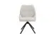 Esszimmerstuhl >Toulouse< (2er-Set) in Creme-Weiß, Samt-Stoff - 55x87x60 (BxHxT)