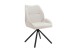 Esszimmerstuhl >Toulouse< (2er-Set) in Creme-Weiß, Samt-Stoff - 55x87x60 (BxHxT)
