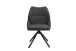 Esszimmerstuhl >Toulouse< (2er-Set) in Grau, Samt-Stoff - 55x87x60cm (BxHxT)
