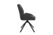 Esszimmerstuhl >Toulouse< (2er-Set) in Grau, Samt-Stoff - 55x87x60cm (BxHxT)