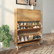 Schuhkipper >Essen< in Eiche Dekor - 89x125x24cm...